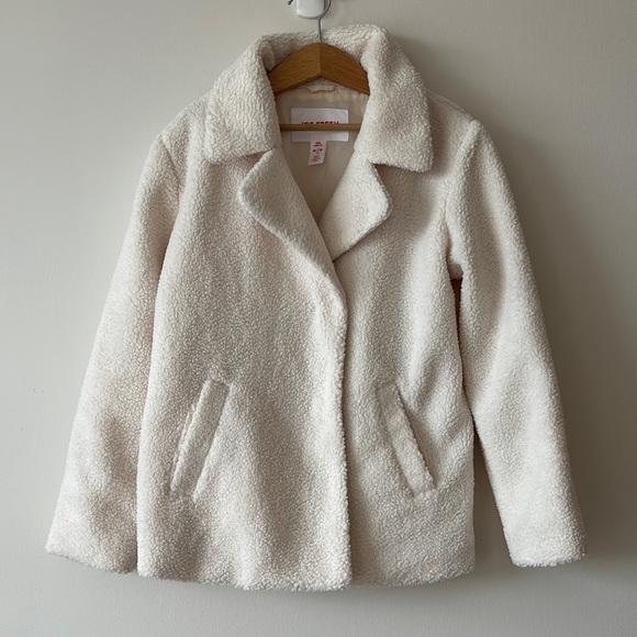 Joe Fresh Other - Joe Fresh White Peacoat Plush Design